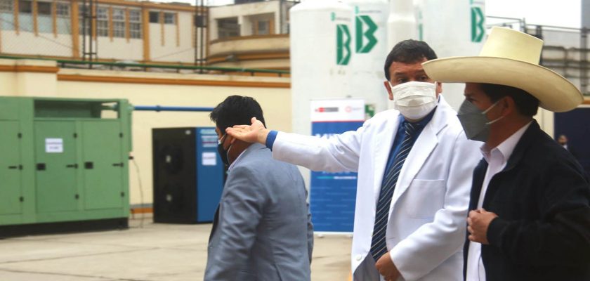 Inauguración de la Central de Oxígeno “Respira Loayza”, con apoyo de Buenaventura