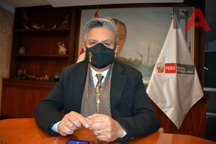 Iván Merino, ministro de Energía y Minas,
