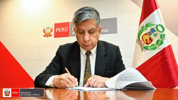 Iván Merino Aguirre, ministro de Energía y Minas