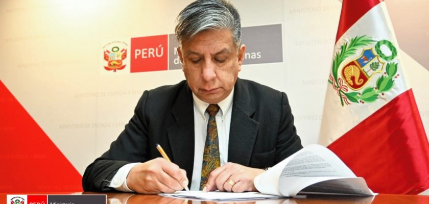 Iván Merino Aguirre, ministro de Energía y Minas