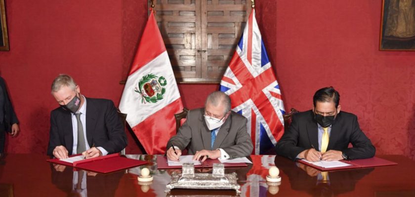 Carta de intención de Cooperación entre el Perú y el Reino Unido con el Fondo de Paisajes Biodiversos
