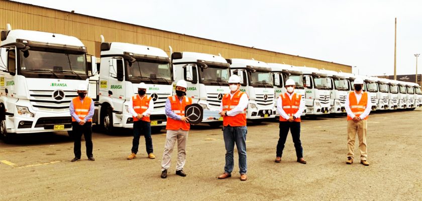 (Divemotor) Ransa renueva su flota con 24 camiones Mercedes-Benz para clientes del sector minero