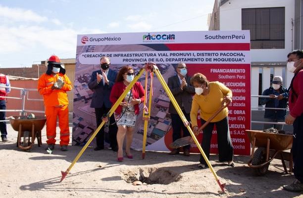 Southern Perú aporta más de 6 millones de soles para el asfaltado en el Promuvi I de Pacocha