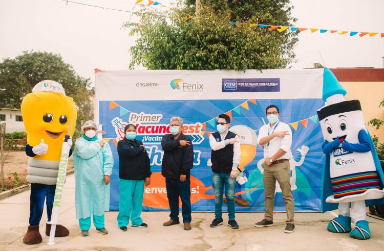 Fenix apoya en el primer VacunaFest de Chilca