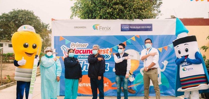 Fenix apoya en el primer VacunaFest de Chilca