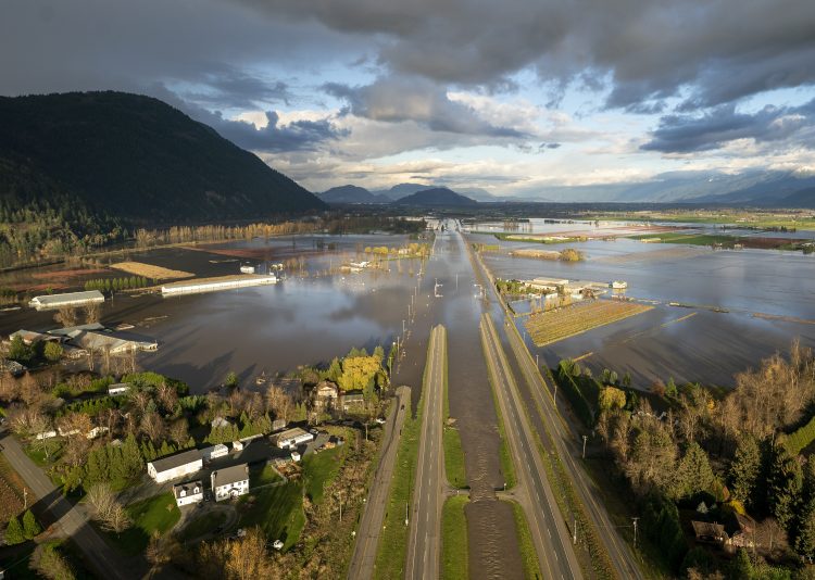 Inundaciones en la Columbia Británica (Canadá)