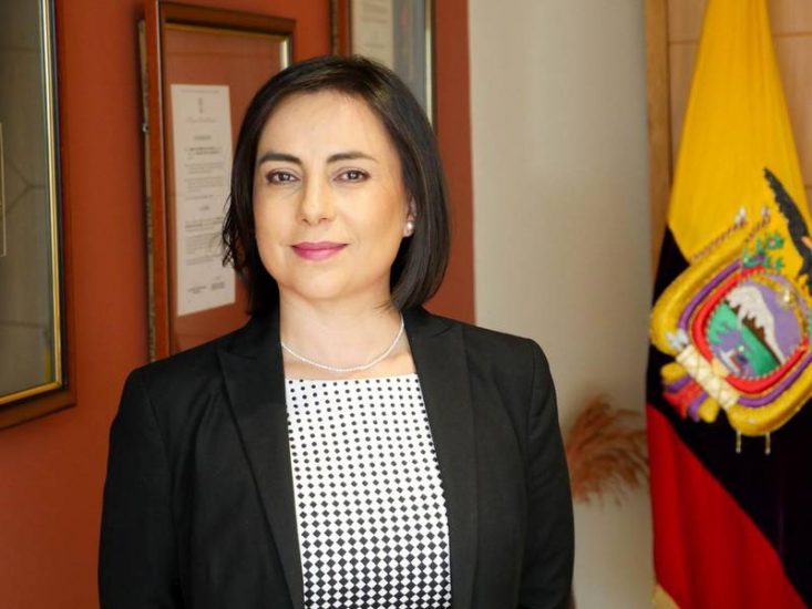 María Eulalia Silva, presidenta de la Cámara de Minería del Ecuador