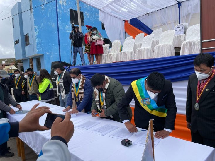 Convenio Marco entre Minsur y Ajoyani, Puno