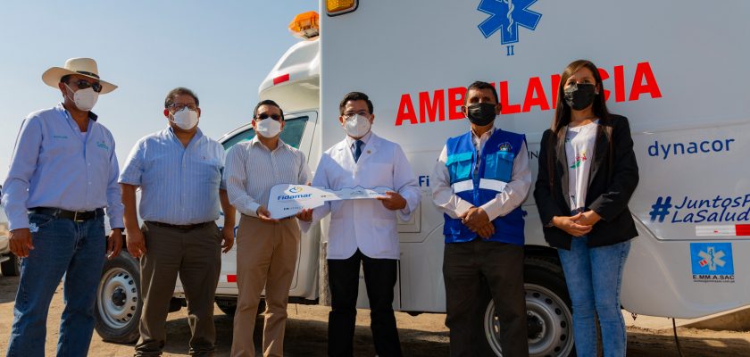 (Dynacor) Fundación Fidamar entrega ambulancia al CLAS de Chala