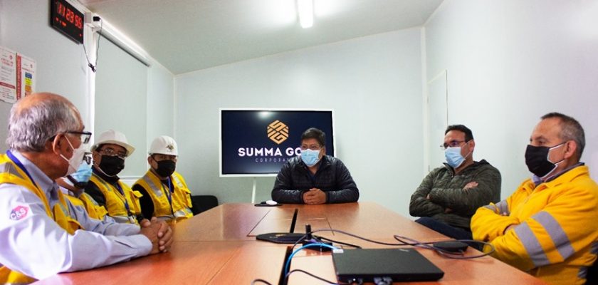 Trujillo: Decano de la UNT visitó unidad minera Summa Gold en Huamachuco