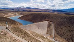 Represa Cularjahuira construida por Southern Perú en Candarave
