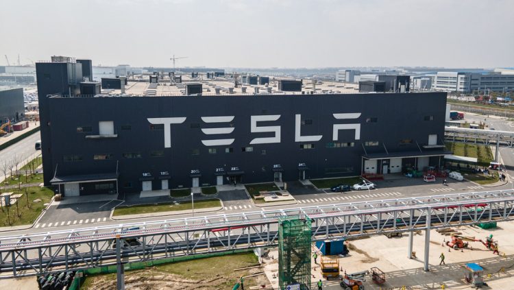 Fábrica de Tesla en Shanghai (China)