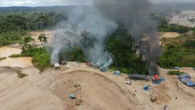 minería ilegal en Tambopata