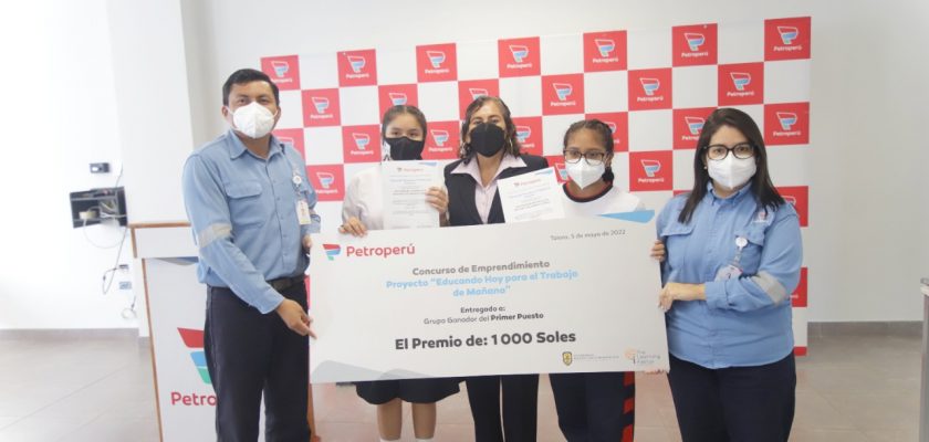 Emprendimientos escolares reciben fondo semilla de Petroperú