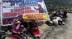 protesta por Minera Las Bambas