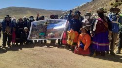 protestas contra la minera San Gabriel