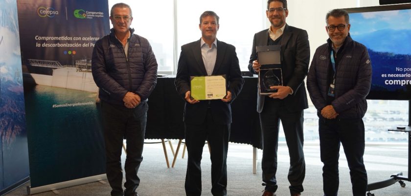 Compañía Minera Ares recibe certificado “Triple C” de Celepsa por uso de energía renovable en sus operaciones