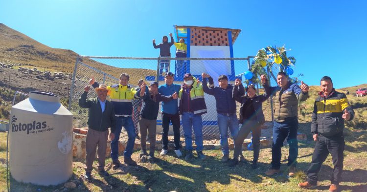 Newmont Yanacocha Comunidad de Totoracocha inaugura con mucho orgullo su nuevo sistema de agua potable