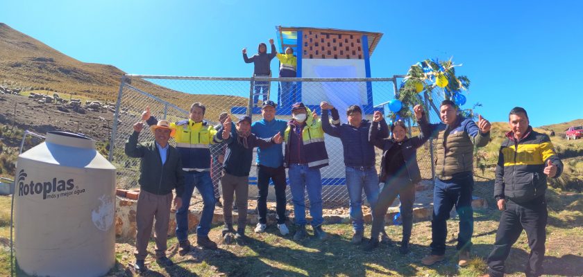 Newmont Yanacocha Comunidad de Totoracocha inaugura con mucho orgullo su nuevo sistema de agua potable