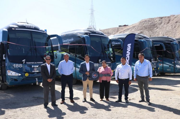 Scania, buses para el sector minero