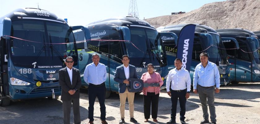 Scania, buses para el sector minero