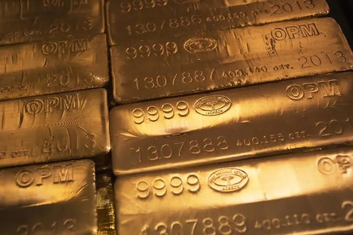 lingotes de oro de 24 quilates