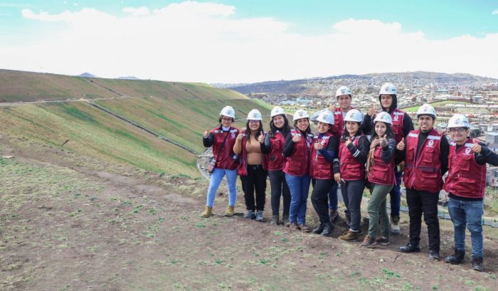 (AMSAC) Alumnos UNI visitan proyectos de remediación ambiental minera en Pasco
