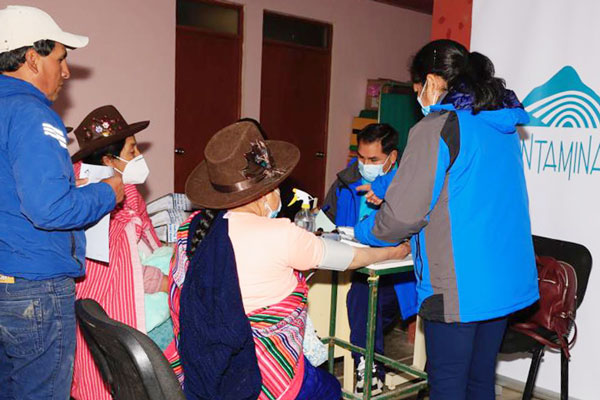Antamina brindará atenciones médicas para vecinos de Santa Cruz de Pichiú