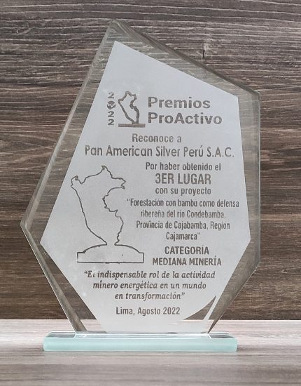 Equipo de American Silver Perú - Premios ProActivo 2022 - 3er Lugar