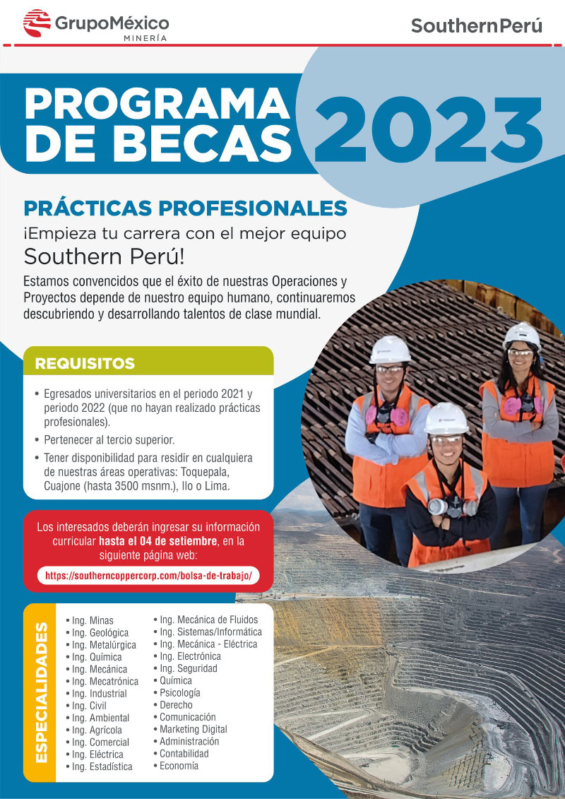 Southern Perú - Programa de Becas 2023