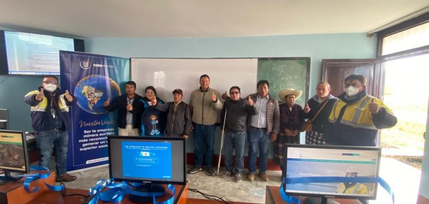 Gold Fields implementa a instituciones educativas en Hualgayoc