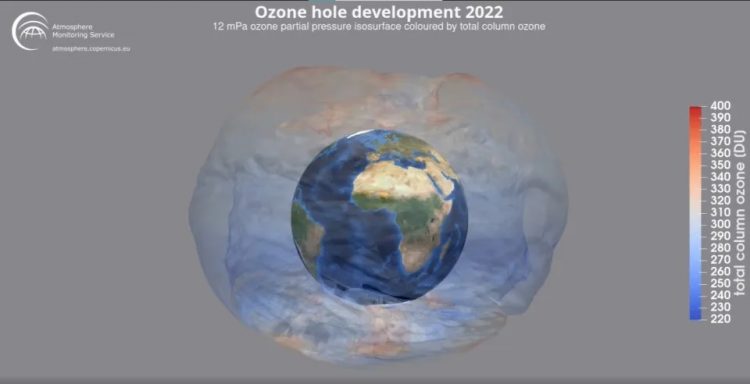 agujero en la capa de ozono