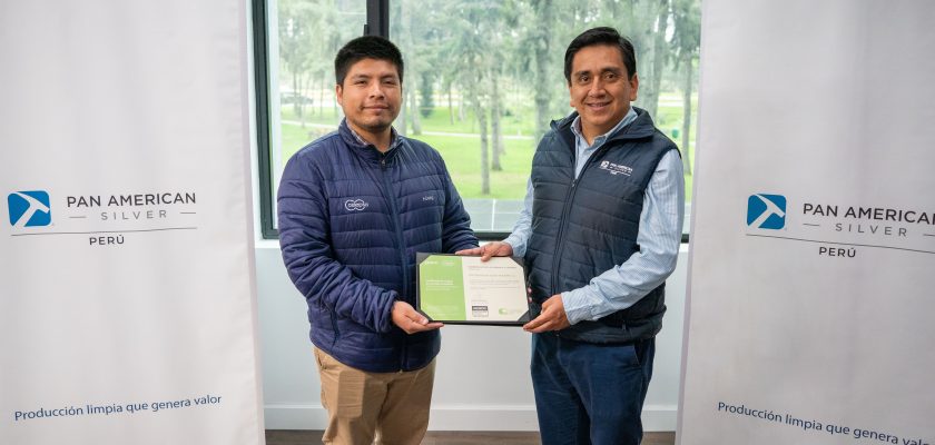 Celepsa certifica a Pan American Silver Huarón por energía eléctrica renovable