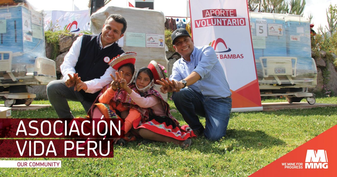 Las Bambas realiza donación a la Asociación Vidawasi Perú