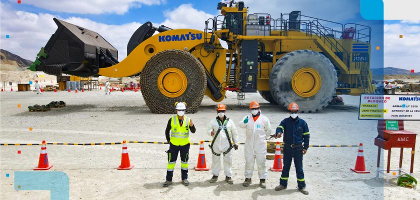 Minera Chinalco emplea cargador híbrido Komatsu WE 2350 en sus operaciones