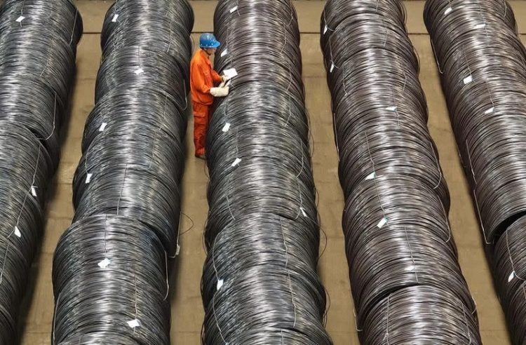 producción de acero en China