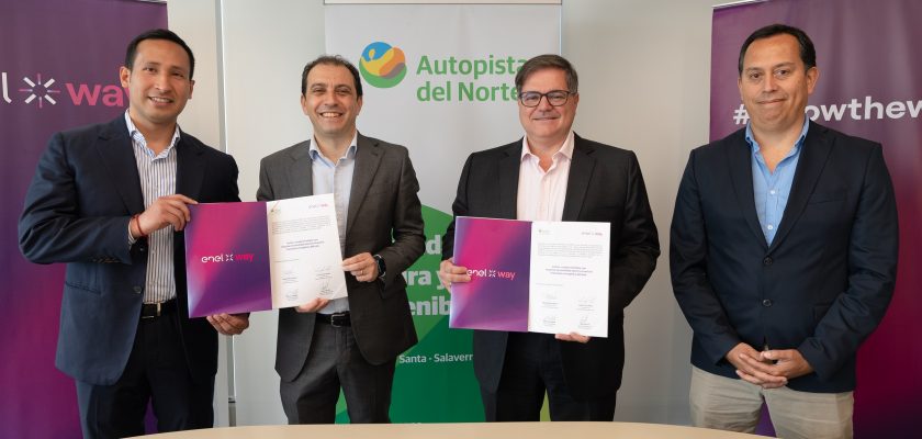 Enel X Way Perú y Autopista del Norte firman acuerdo