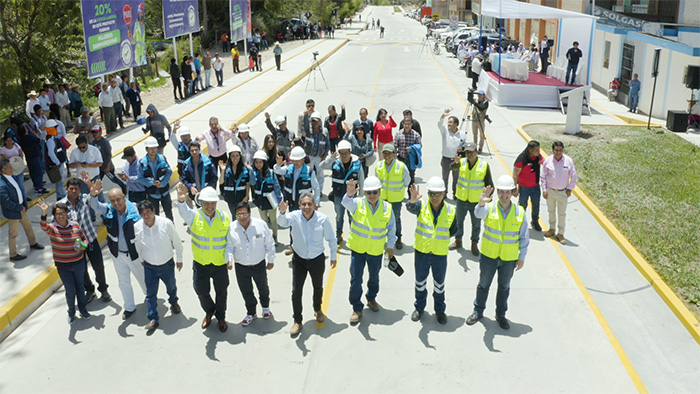Gore Cajamarca y Pan American Silver inauguran avenida 11 de Diciembre (1)