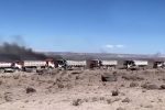 Hochschild: pobladores del anexo de Huancute mantienen secuestrados a 1700 trabajadores de la unidad minera Inmaculada e incendian 7 volquetes