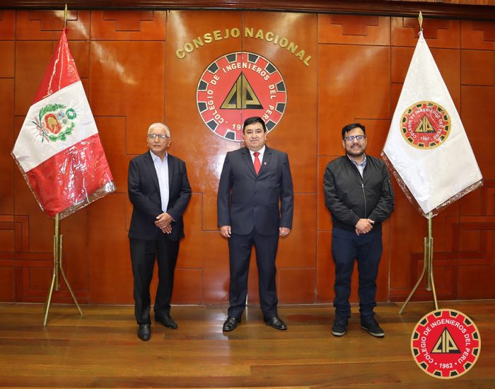 Colegio de Ingenieros del Perú realiza mesa de trabajo con parlamentarios ingenieros