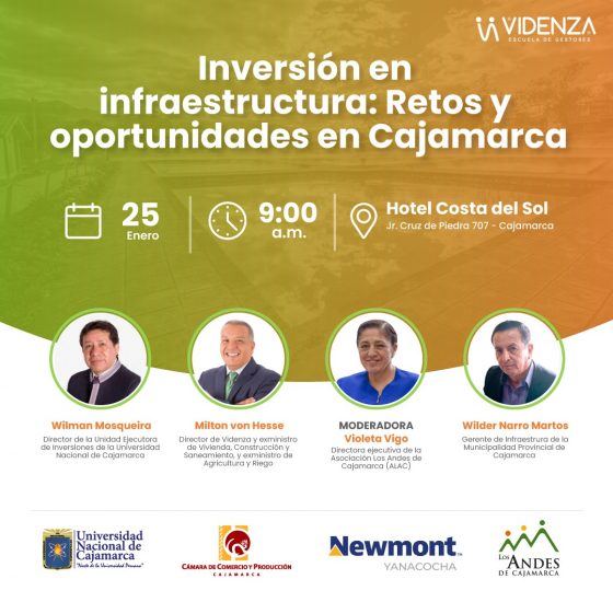 Inversión en infraestructura retos y oportunidades en Cajamarca