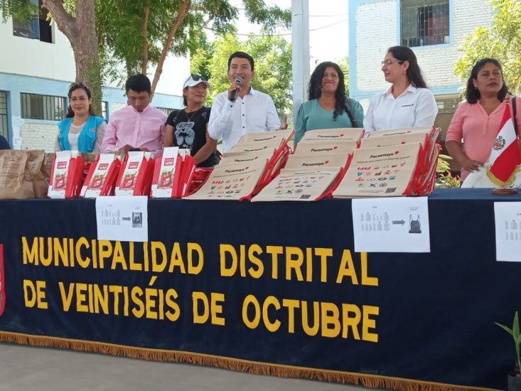Pacasmayo y Municipalidad Distrital de Veintiséis de Octubre para desarrollar el “Ecotrueque”
