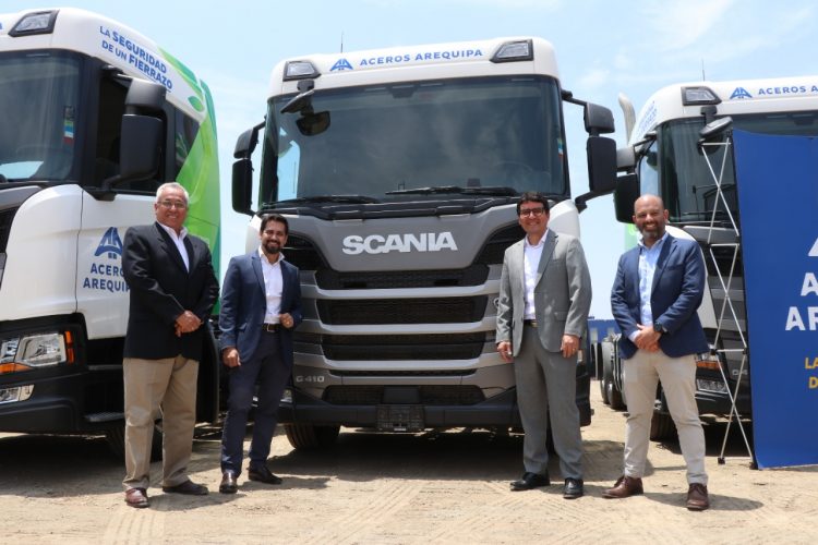 Scania y Corporación Aceros Arequipa marcan un hito en la transformación del transporte sustentable