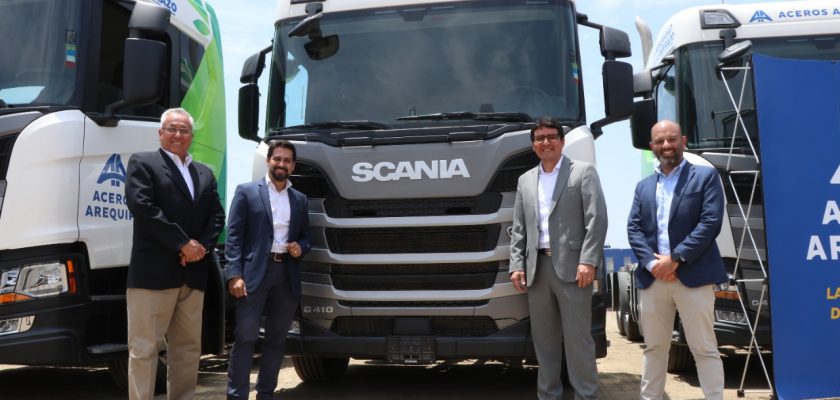 Scania y Corporación Aceros Arequipa marcan un hito en la transformación del transporte sustentable