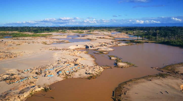 minería artesanal en la Amazonía