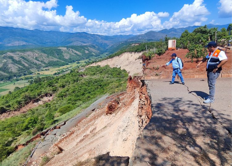 (Cajamarca) Ingemmet aconseja reubicar viviendas de dos caseríos por deslizamiento