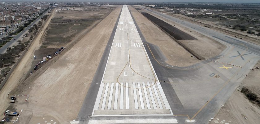 Cementos Pacasmayo participa en la mejora del sistema de pistas y cerco perimétrico del Aeropuerto de Chiclayo