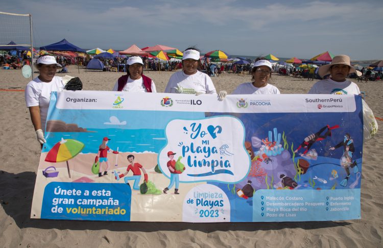 Southern Perú impulsa campaña “Yo amo mi playa limpia” en el litoral de Ilo