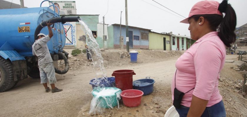 abastecimiento de agua en Lima