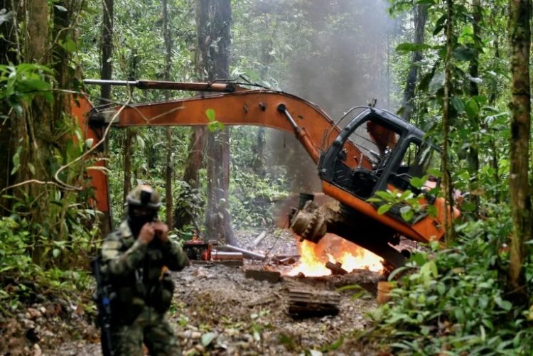 minería ilegal en Colombia